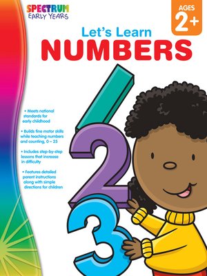 cover image of Let's Learn Numbers, Grades Toddler - PK